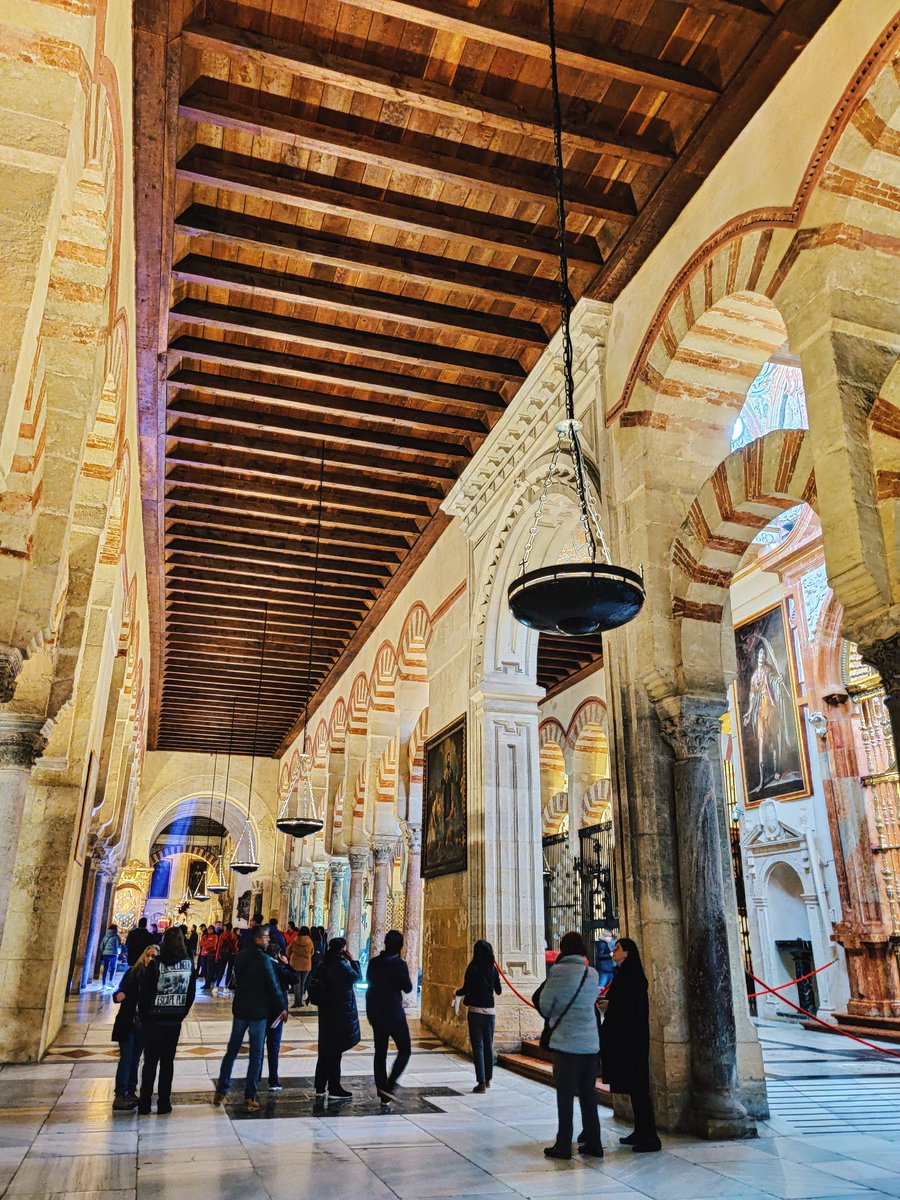Cordoba's iconic landmark will have to be the magnificent Muslim architecture, La Mezquita.It used to be a former masjid & then when Christians conquered & converts it into a church. But you can still see it in its Moorish glory.The square is known as Patio de los Naranjos.