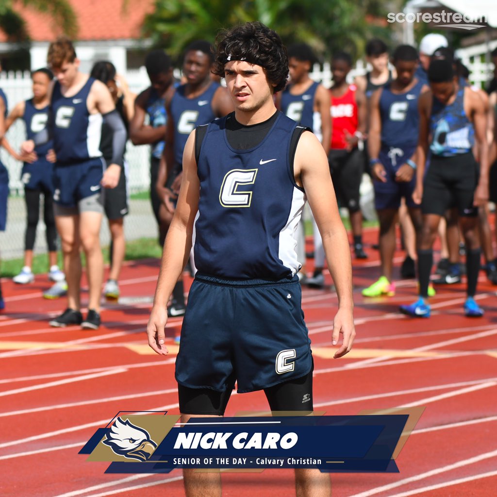 GOCCAEAGLES's tweet photo. Meet Nick Caro, CCA Senior of the Day! π¦
Learn about his experience as an Eagle and his high commitment level here: https://t.co/NnXVvRVjYs
#GOEAGLES #WeAreCalvary #SeniorOfTheDay #StudentAthlete #CCATrackAndField #TrackAndField #HighSchoolSports #Varsity https://t.co/db8mvFmh5p