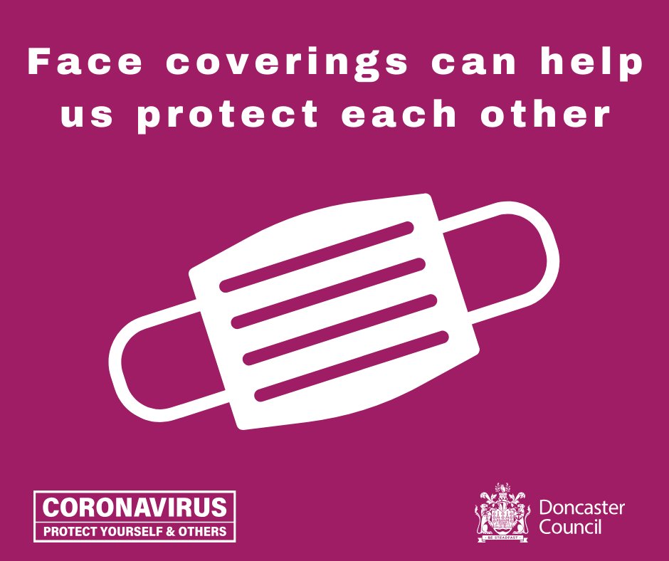 Please consider wearing a face covering if you're in an enclosed public space such as a shop or on a bus to help reduce the spread of coronavirus.Instead of buying a medical one (so they can be saved for frontline workers) get creative and make your own https://www.gov.uk/government/publications/how-to-wear-and-make-a-cloth-face-covering/how-to-wear-and-make-a-cloth-face-covering