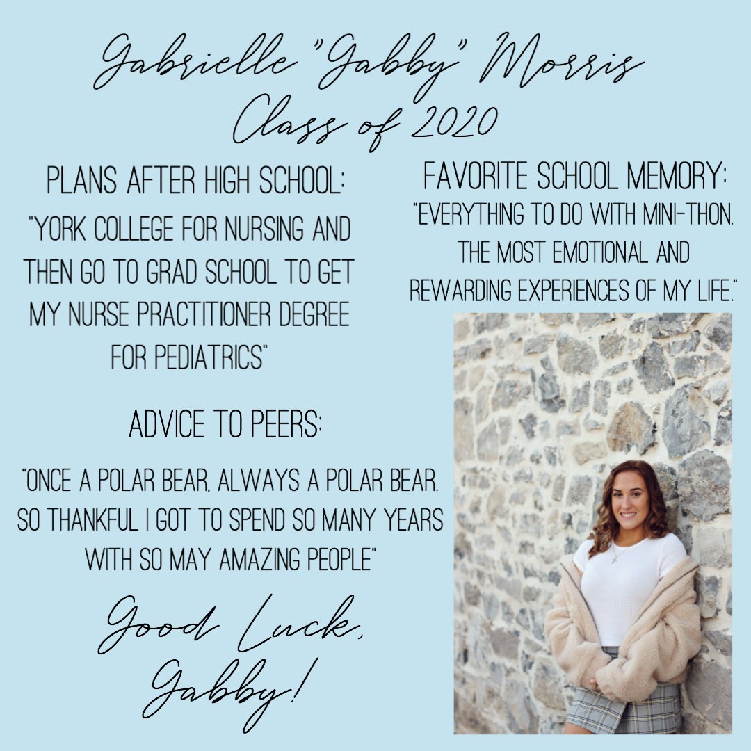 NHSCounDept's tweet photo. Congratulations, Gabby! It's always a great day to be a Polar Bear, and you will always be one! 💜👏🎉 #TeamNorthern #Classof2020Strong @DearOldNorthern https://t.co/oYdLgJ2XjV
