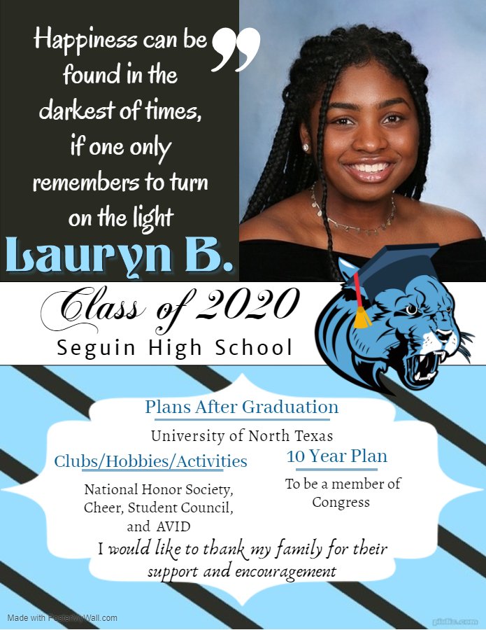 JuanSeguinHS's tweet image. #SeguinNation #SeniorSpotlight