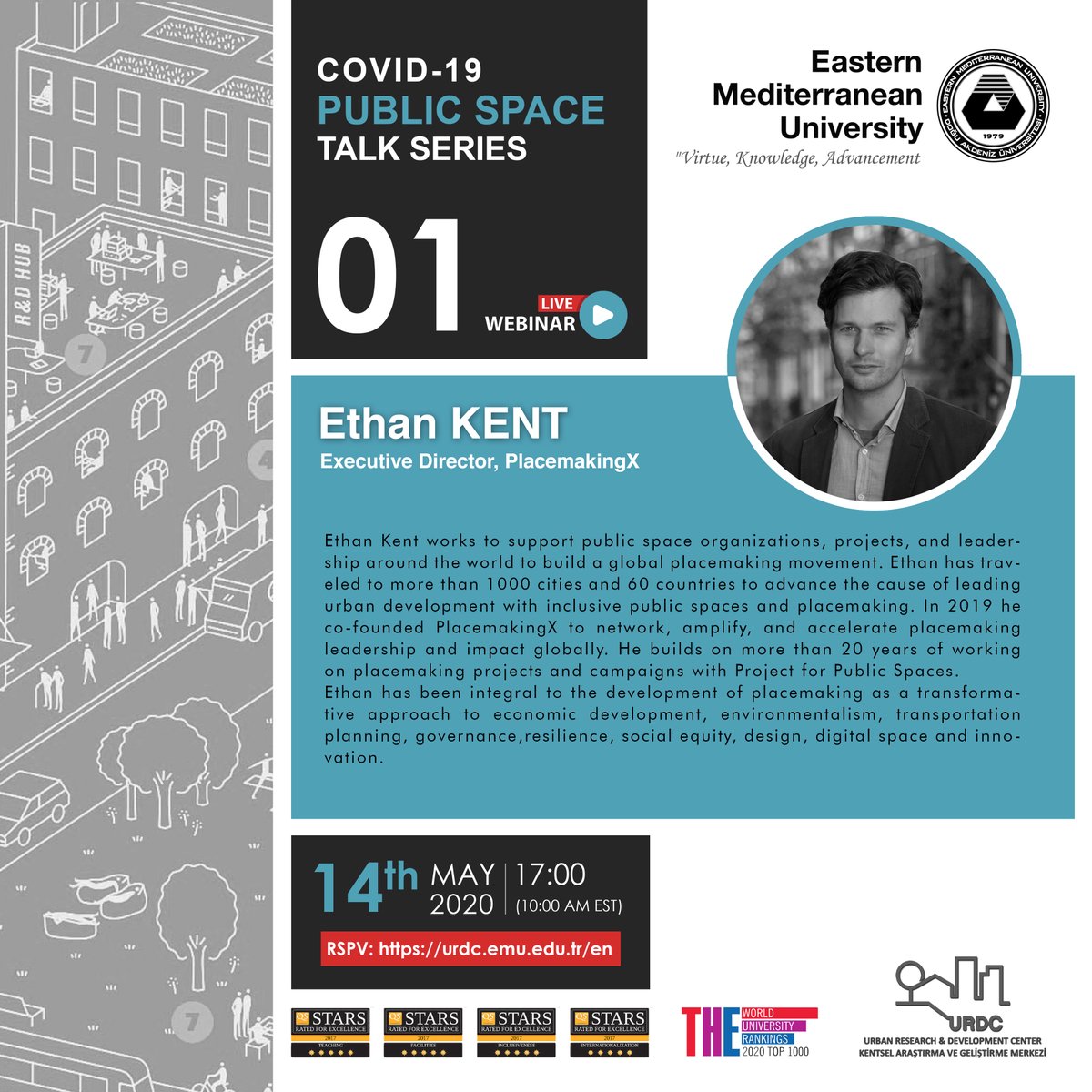 Join me for a conversation tomorrow, May 14, on #PlaceLed Development and <a href="/PlacemakingX/">PlacemakingX</a>, with a mostly Mediterranean and MENA audience. 

5pm (GMT+3) Register here:urdc.emu.edu.tr/en

<a href="/SebnemHoskara/">Sebnem Onal Hoskara</a> <a href="/ArabPlacemaking/">AmakenPlacemaking (أماكن)</a> <a href="/placemaking_eu/">Placemaking Europe</a>  #placemaking