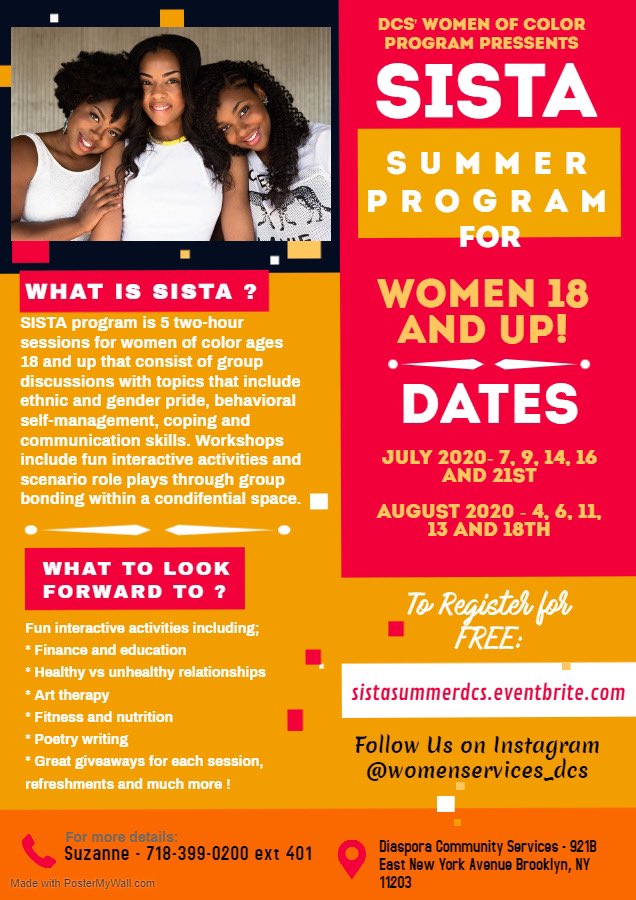 Women of Color Program-Diaspora Community Services tweet media