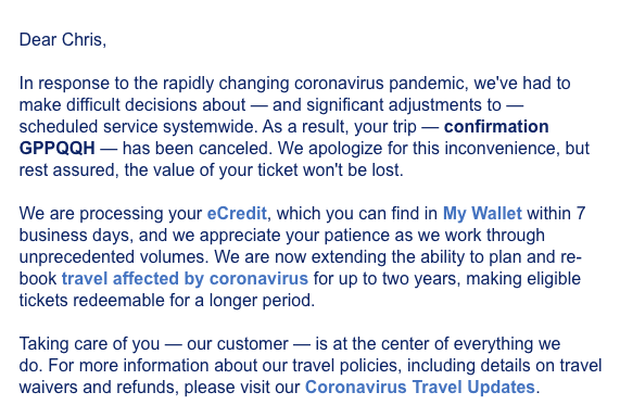 iveybass's tweet photo. @Delta What gives? This morning you sent me an email canceling our trip... now you send one asking are we ready to go? #bipolarairlines https://t.co/sM0u4PMUZ3