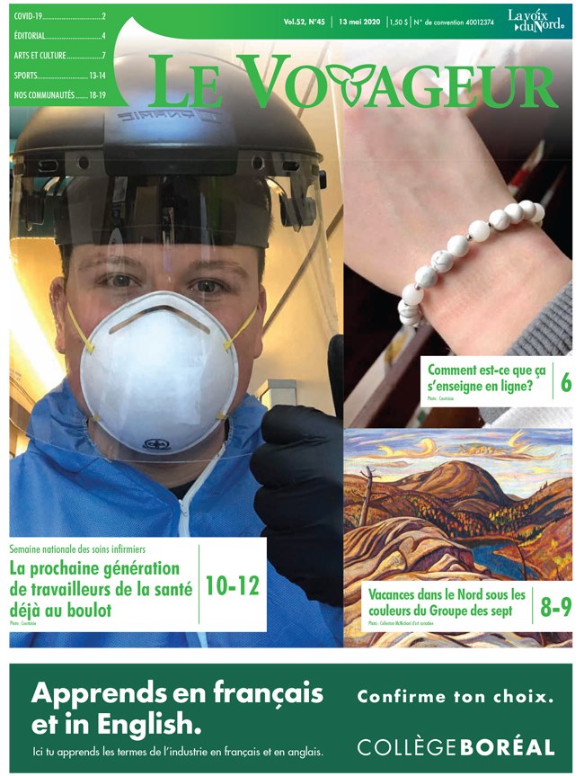 cnfsUL's tweet photo. Dans le cadre de la #SemaineNationaledesSoinsInfirmiers, @VoyageurSudbury présente l'avenir de la profession vue par les étudiants et les étudiantes dans leur numéro. On y retrouve des visages familiers ☺️🤗 @tylerpretty11 et  @janikdufour https://t.co/T9ICfUpeyl