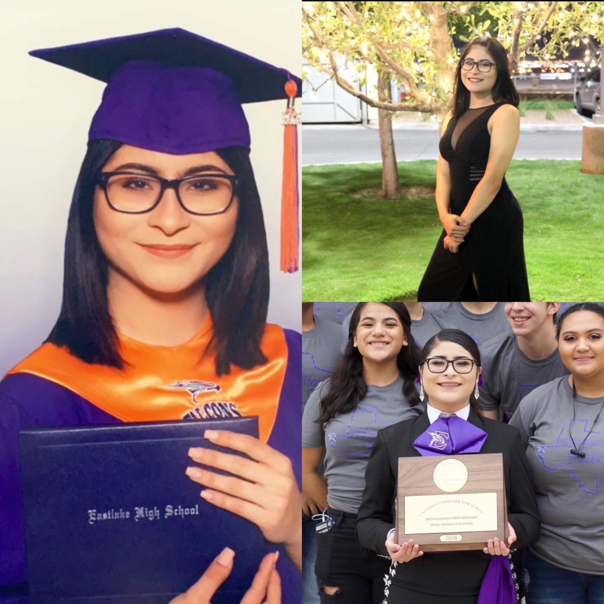 🧡💜SENIOR SPOTLIGHT💜🧡 ANNETTE FERNANDEZ -plays in an all female mariachi group -can play 5 instruments -will be attending UTEP to pursue a career in nursing