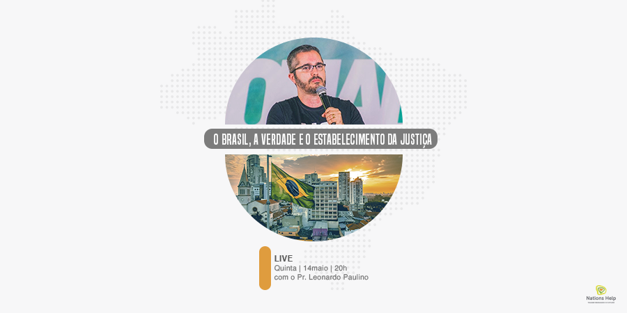 NationsHelp's tweet photo. [LIVE]
Amanhã às 20h, teremos mais uma live com o Pr. Leonardo Paulino, e o tema será "O Brasil, a verdade e o estabelecimento da justiça". Venha participar e ouvir uma palavra de Deus sobre o Brasil!
#Live #NationsHelp #Brasil #Oração https://t.co/OULar5SRwj