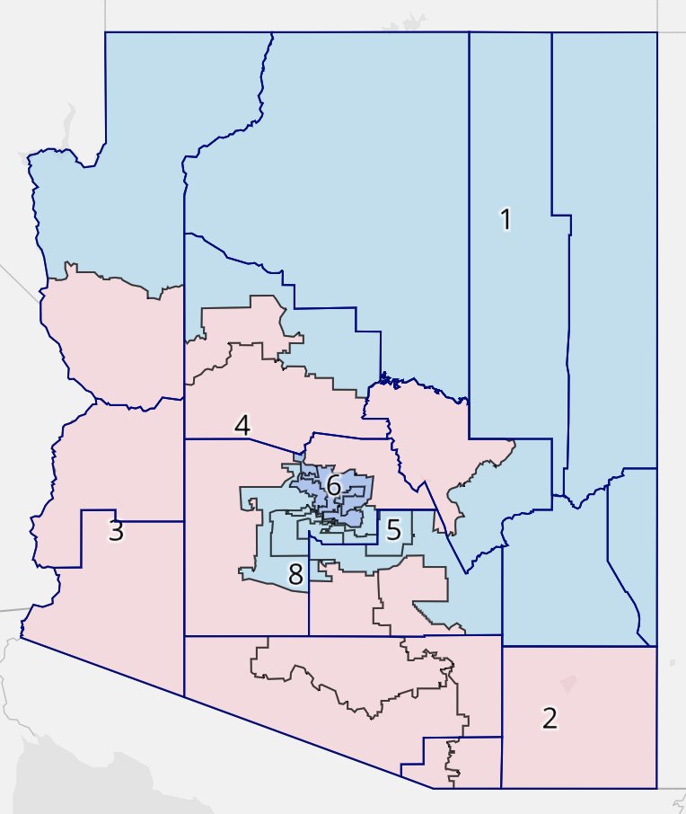 Obviously, John McCain did best, and his results (first below) demonstrate how strongly he performed in the Phoenix suburbs, i.e. Scottsdale, Mesa, Chandler. Trump (attached to the first tweet in this thread) did worse in these college-educated areas but... (2/?)