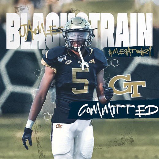 _JBlackStrain's tweet photo. Mama, WE DID IT 😁!                                     FL ✈️ ATL ... C O M M I T T E D 🐝!  @CoachHooksHT @Coach_K2 @CoachCollins @santinostancato @jtsportsvisuals #4the404 #meGaTron21 #WeDifferent 🐯 https://t.co/hoJjr74Pb7
