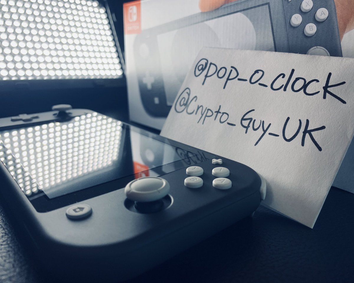 ⚡️ 48 Hour Nintendo Switch Lite Giveaway ($220) ⚡️

To enter:

1) Follow <a href="/Crypto_Guy_UK/">Crypto Guy 🐱 🌶</a> + Myself
2) Retweet this tweet 
3) Tag some friends 

Worldwide 🌎 Good luck! 

#TomNook #ACNH 
#AnimalCrossingNewHorizons 
#AnimalCrossing #NintendoSwitch