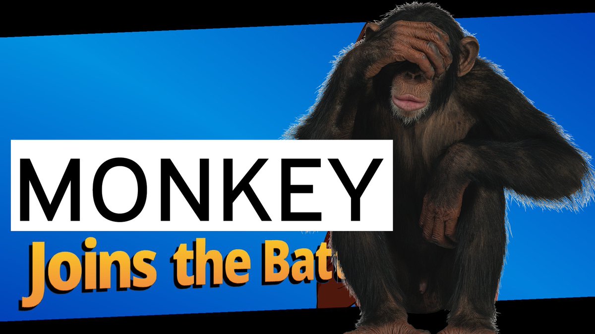 MonkeyForSmash's tweet photo. Monkey joins the fight in #SmashBrosUltimate 
#MonkeyForSmash #NotYumeNikki @ForMadotsuki https://t.co/LMzoSdUsu4