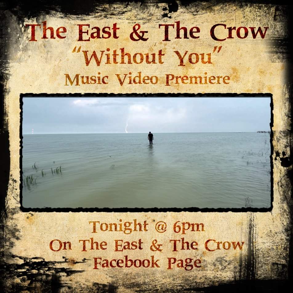 eastandcrow's tweet photo. Make sure to join us tonight for the world debut of our first music video! You can sign up for a reminder here: https://t.co/EVHJPEVqd0 #musicvideo #Texasmusic #texas #alternativecountry #texascountry https://t.co/Vl4EagOQvp