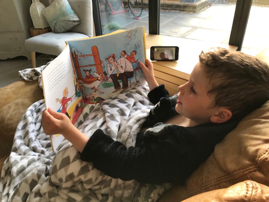 ⁦<a href="/Fairfield_First/">Fairfield First Sch</a>⁩ daily bedtime story for Will’s gramma! A Donaldson classic!
