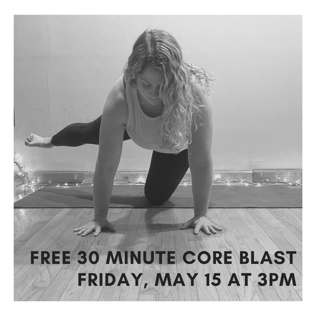 TulaYogaPhilly's tweet photo. Let Kacie kick your core into gear with a FREE 30-minute core blast on May 15th at 3pm. Pre-registration is encouraged.
Is this something you'd like to see regularly on the weekly schedule? Let us know in the comments!
Sign up: https://t.co/LHingXeIsC
#mytulayoga #coreblast https://t.co/TgilgTkRaS
