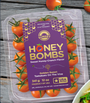 ONTProduce's tweet photo. Great to see OPMA members winning awards in the #CPMA2020 New Product Showcase. Congrats to @LittlePotatoCo for best new product, Easy Sides, @MucciFarms for packaging innovation, Paper Top Seal and @sunsetgrown for best snackable product, Honey Bombs 👏 https://t.co/pSL39pcWj0 https://t.co/Hpjt9OBiU9