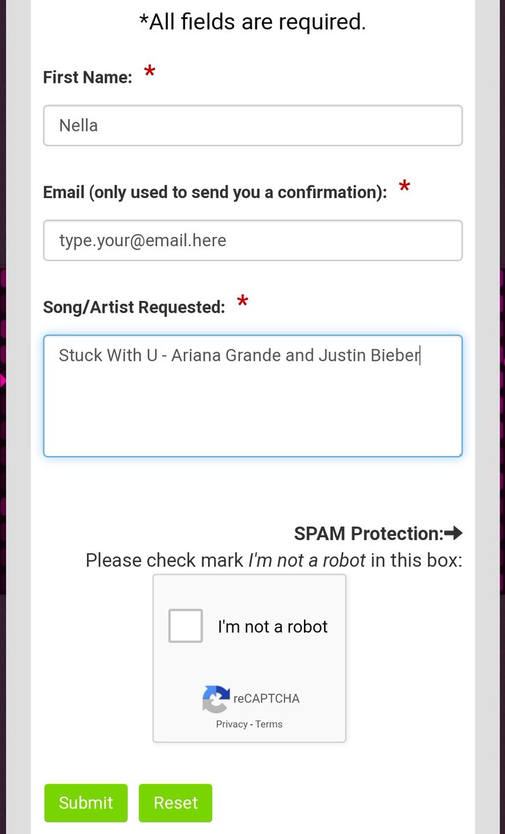 This is one of the examples for the third and final type. Please request them as much as you can, with several emails if you can and change message up a bit so we don't look like bots. Now go!!