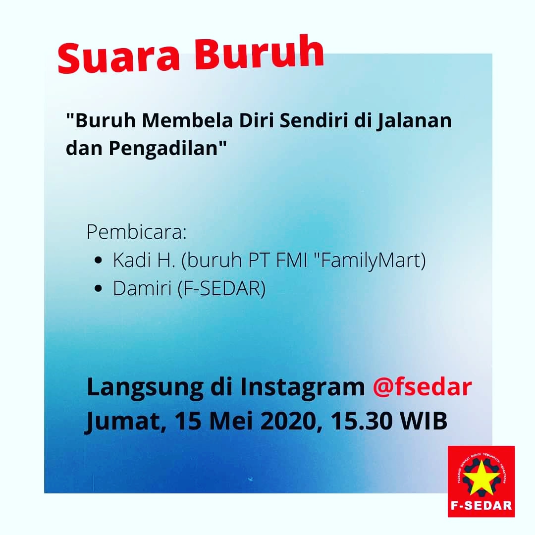 f_sedar's tweet photo. Musim PHK. Kalau kamu yg kena, bela diri sendiri tanpa pakai pengacara, apa mungkin? Temukan jawabannya dalam diskusi ini. Selengkapnya: 

https://t.co/ZXc34aD3lJ https://t.co/dEisoGDV97