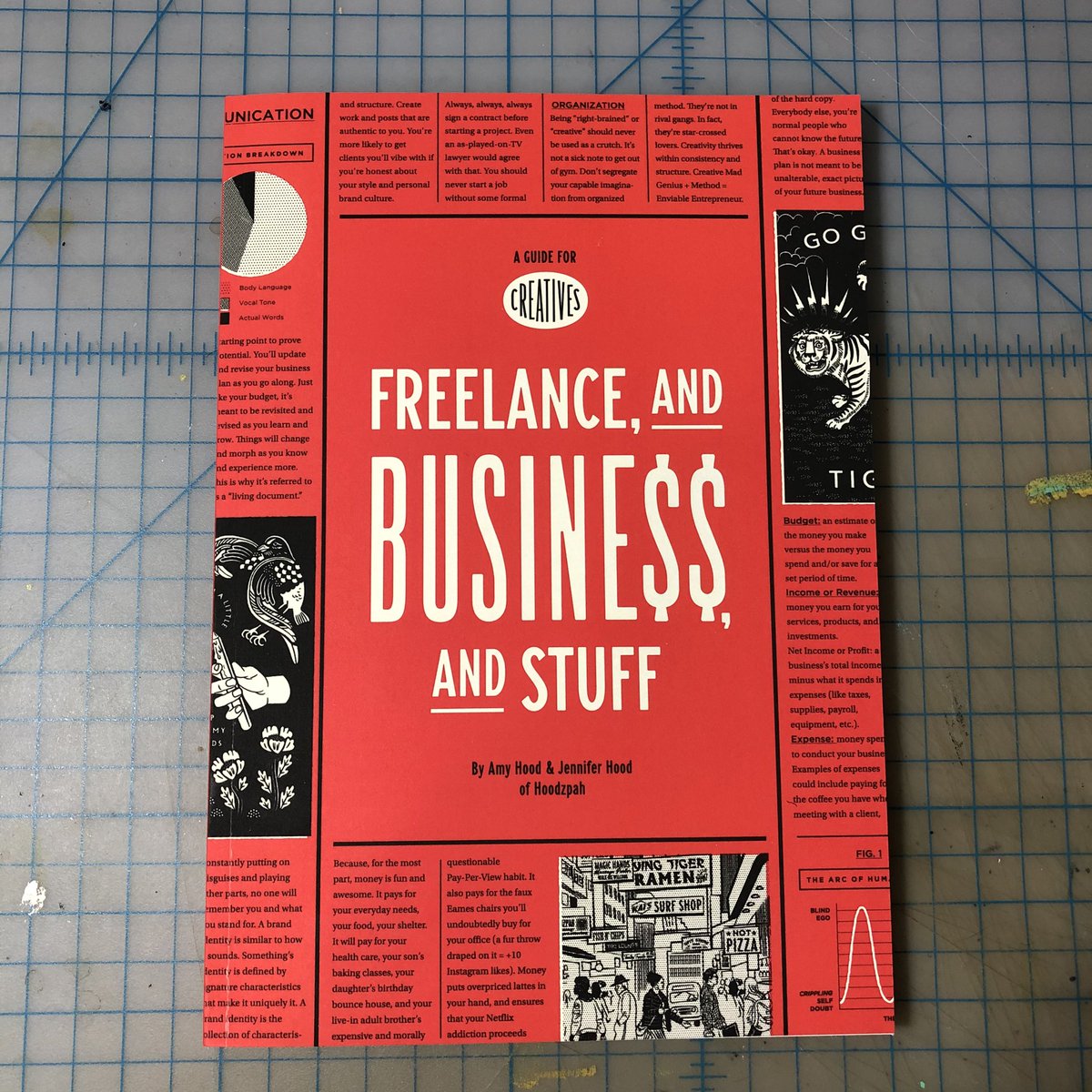 Freelance, and business, and stuff by  @hoodzpahdesign On building a brand, business plan, budget, taxes and more! I wish this came out when I started 11 years ago.