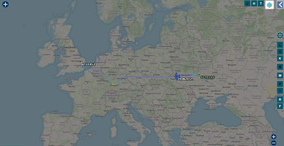 Andy007_SR_A's tweet photo. #USAF 🇺🇸
12-5760 / #AE54CD / #KOJAK41
MC-130J  

> RAF Mildenhall 
> Stuttgart  
> Kyiv Boryspil International Airport https://t.co/IOSmnfG3Fl