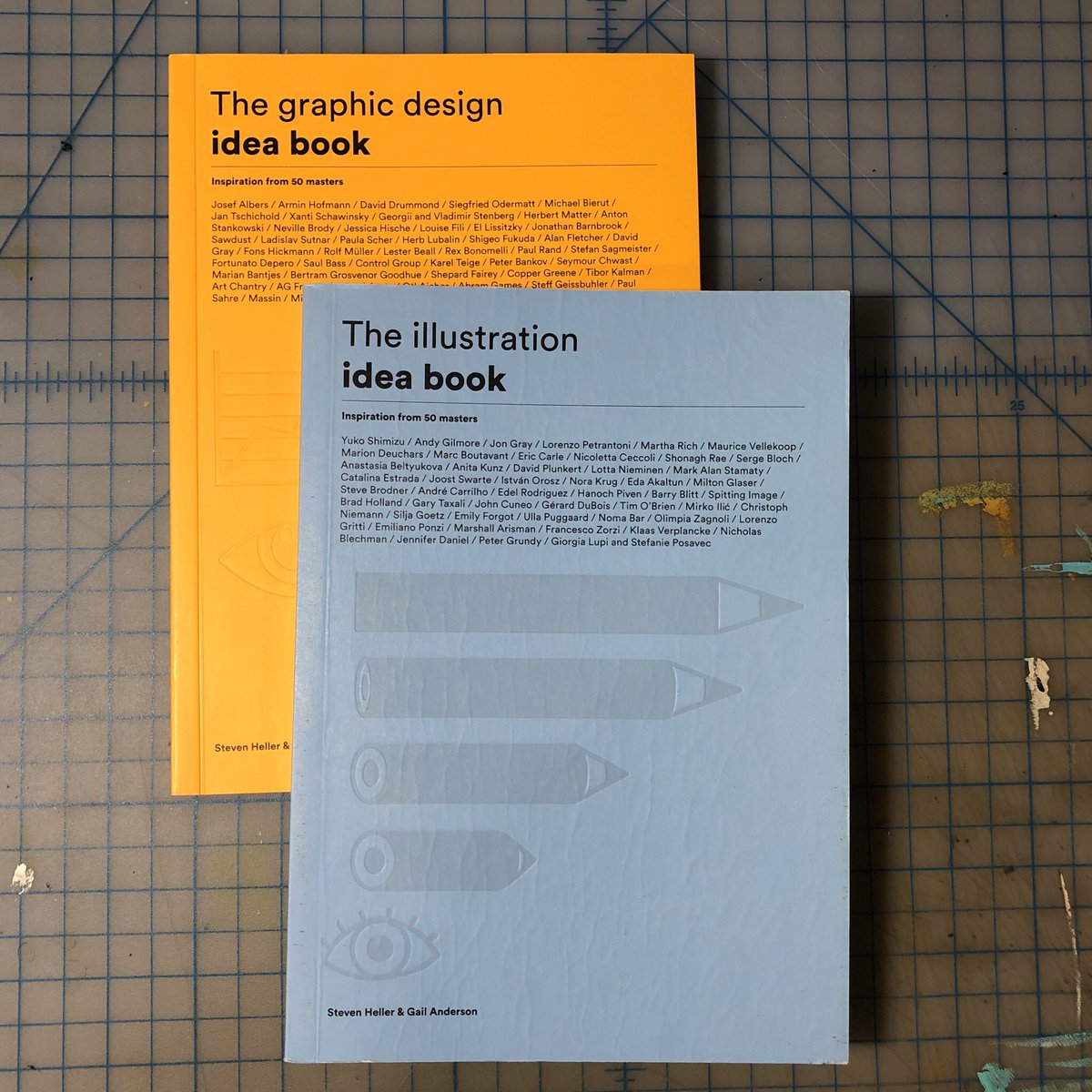 The graphic design and illustration idea book by  @thedailyheller  @GailAndersonNY Interviews with some of the best designers and illustrators on their thought process. Not a business book but worth mentioning.