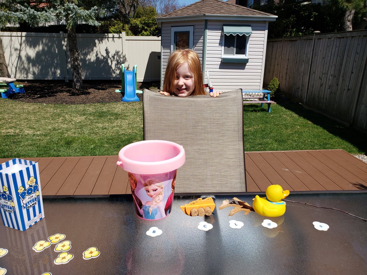KamyLawton's tweet photo. @StJamesk3s Winnifred found items in the backyard that started with each of the letters. https://t.co/LIBzXZ7v3X