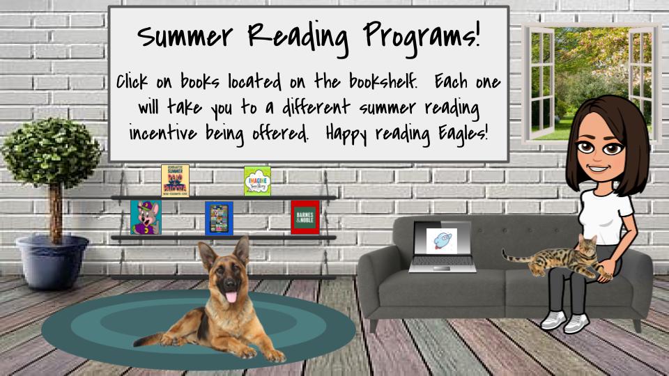 KitchellS's tweet image. docs.google.com/presentation/d…

interactive slide taking you to GREAT summer reading opportunities.  Just click PRESENT in the upper right corner for links to connect