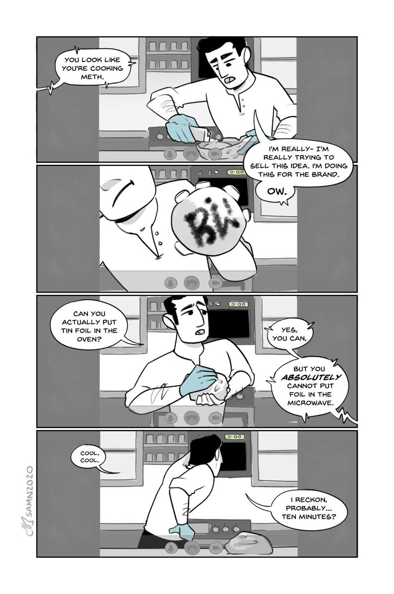 here it is....... imo nothing could have made pattinson more perfect for batman than him blowing up a microwave in an interview  (dialogue from the GQ interview) #piccolinicuscino 