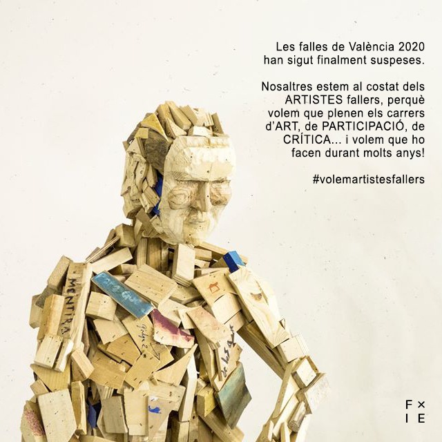 No hi ha res més a dir.... #volemartistesfallers i farem tot el possible perquè així siga!! #innovafalles #falles #fallas #FallesIE #COVID19 #art