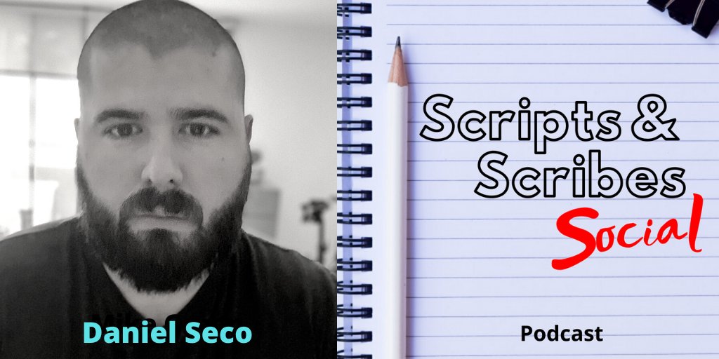 ScriptsScribes's tweet photo. NEW PODCAST UP! Lit manager @DanielJSeco of @SchemersEnt joins the S&amp;S Social podcast to chat writing, coronavirus, break down loglines and much more!

https://t.co/FLgDOZfbfL
FREE to all!

#scriptchat #WritingCommunity #amwriting #writerslife #writingadvice #preWGA #WRAC20 https://t.co/d59OfOxCNA