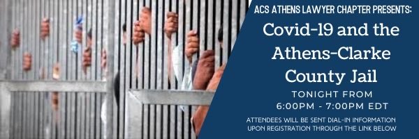 AthensACSLaw's tweet photo. Join us tonight at 6:00 pm. Get your Zoom link here: https://t.co/g1LZbhEUOB https://t.co/GkDXgrpv7x