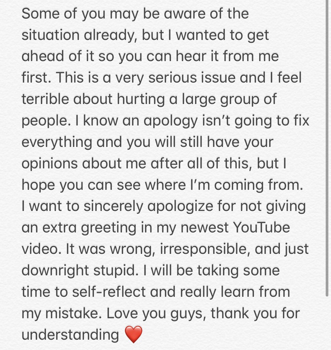 hope u can forgive me ❤️