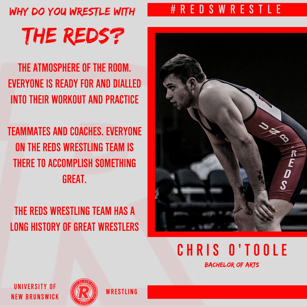 UNBWrestling's tweet photo. Wrestle with the Reds
.
#REDSWRESTLE | #ALLREDS https://t.co/bltVcdRi3o