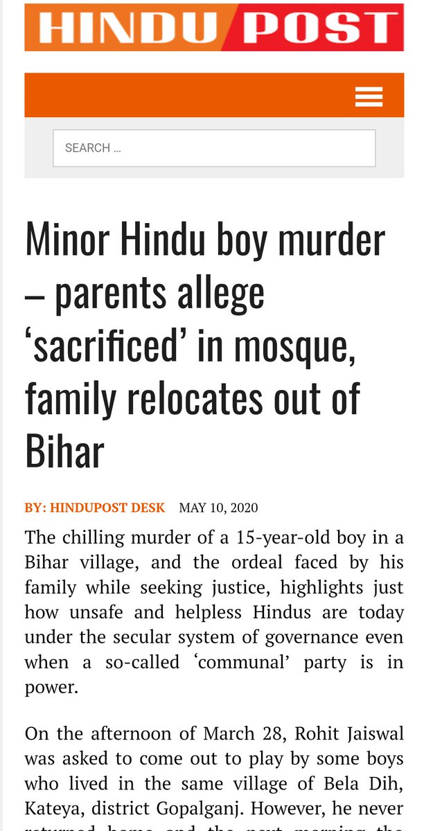 India1st2's tweet photo. @D0gememe @bihar_police @NitishKumar @IPSGupteshwar Manoj Kr Tiwary SP Gopalganj should immediately be placed under suspension for his negligence as well as his failure in arresting the murderer of Rohit's son we demand #JusticeForRohitJaiswal &amp; also Dena d for arrest OC Katiya PS wake up @NitishKumar @narendramodi @AmitShah https://t.co/uL6xwQqWwc