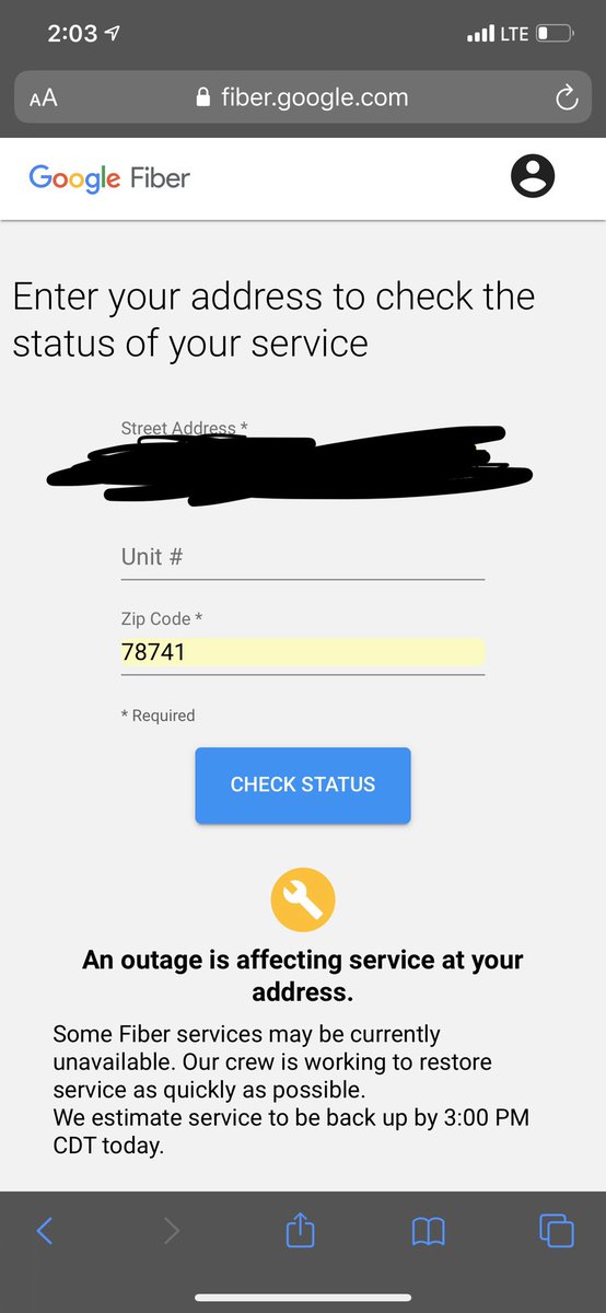 darkmode_atx's tweet photo. @googlefiber Wait times exceed 30 minutes. And the service status keeps being changed. https://t.co/ghCVDG42JO