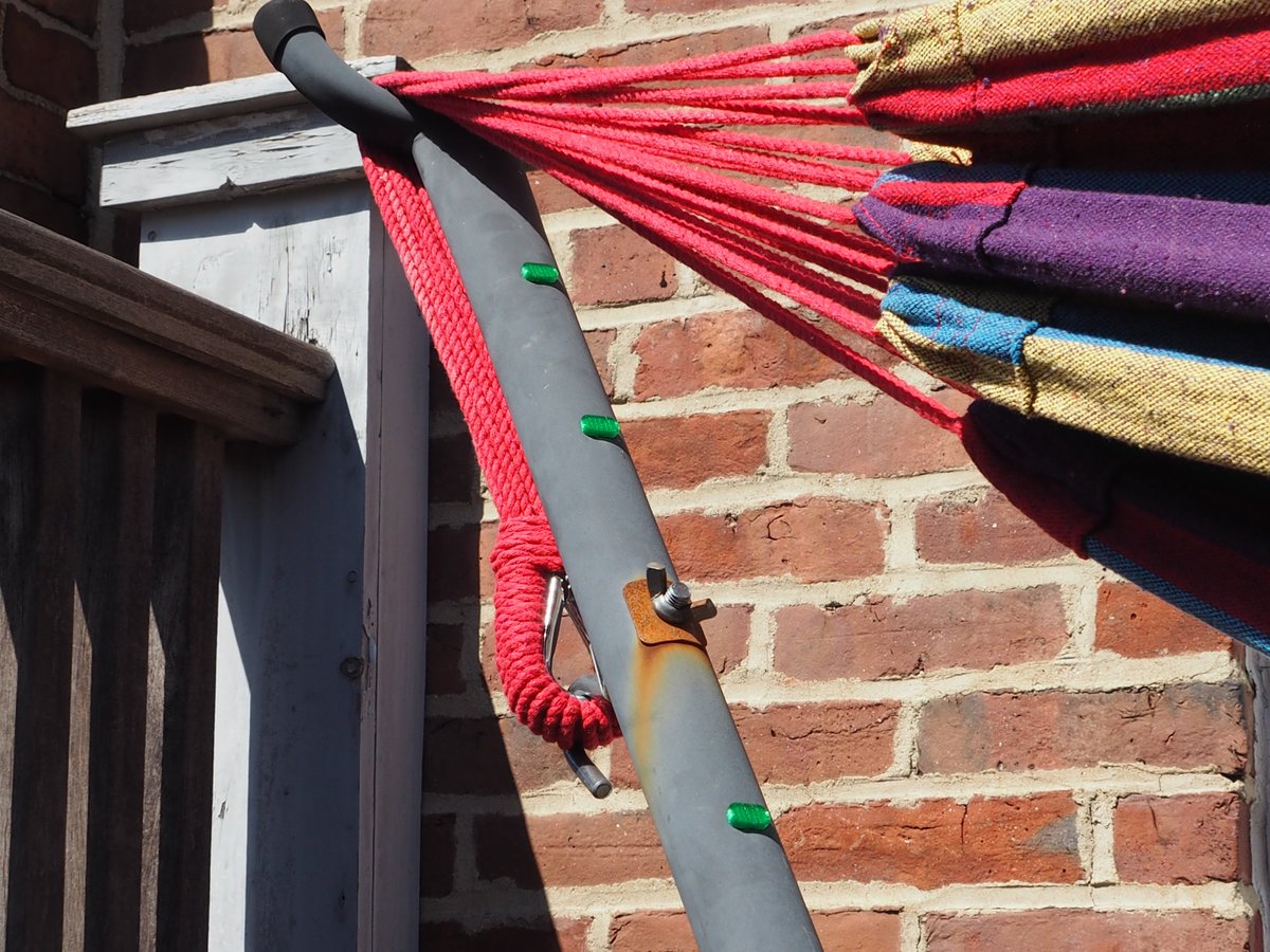 brendonbuilds's tweet image. A little #PracticalPrinting to keep bees out of my work-hammock