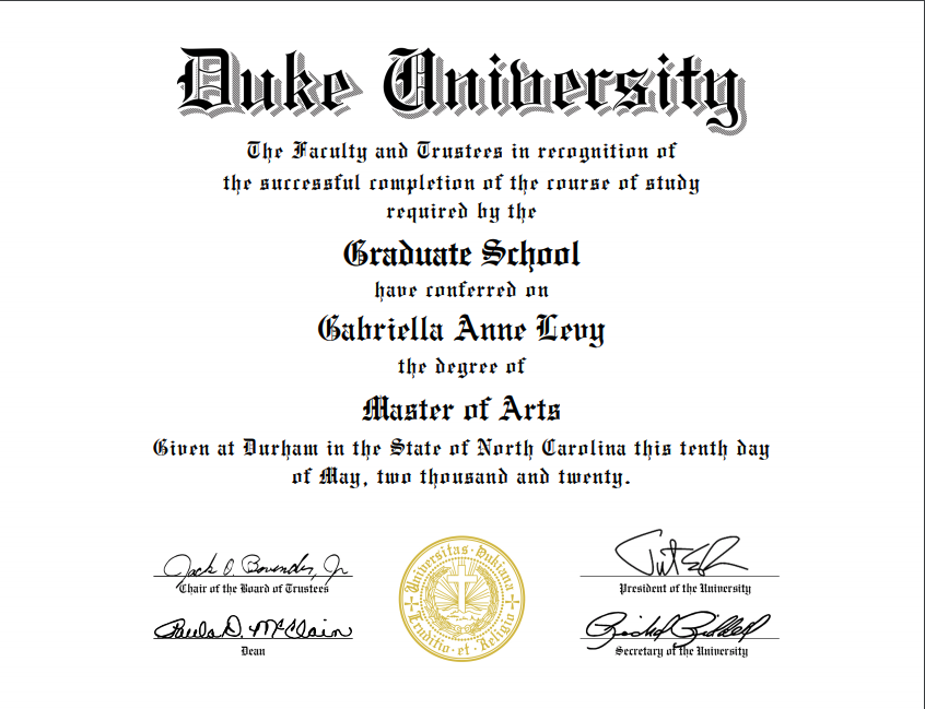levy_gabriella's tweet photo. I may be in the middle of the mental turmoil that is writing a dissertation prospectus and coming up with a **theory** that is big/small enough for a book, but I got my Master's today, so that's cool. https://t.co/UsbcUWJbBt
