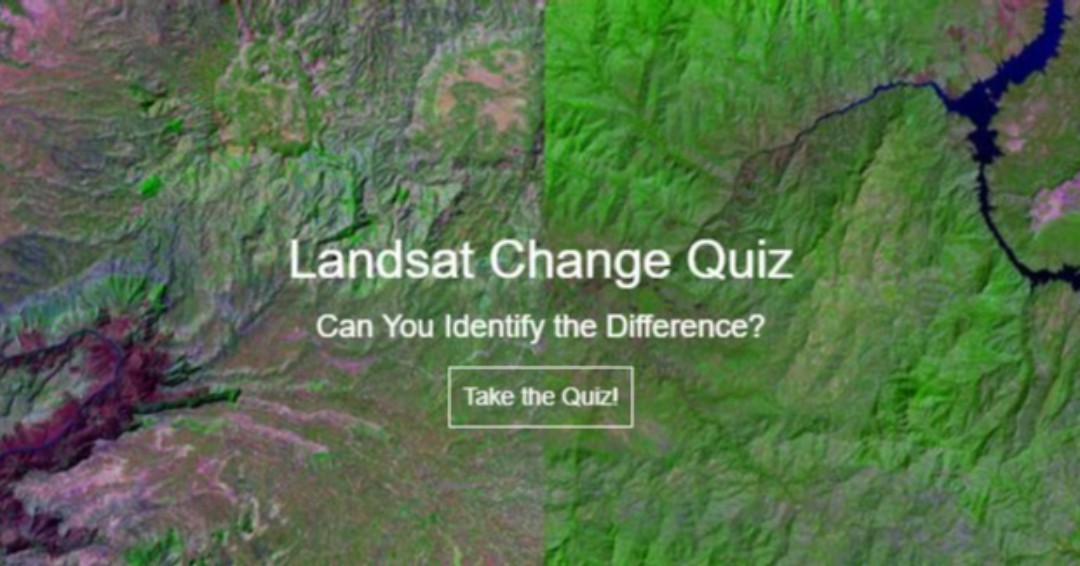 USGS's tweet photo. Do you have the skills to interpret the changes between a pair of satellite images? Can you get a perfect score of 10/10? Test your abilities and find out here: https://t.co/qPHDfCNGJt

Tell us how you did! 
#quiz #satellite #Landsat https://t.co/71adksY4Ne