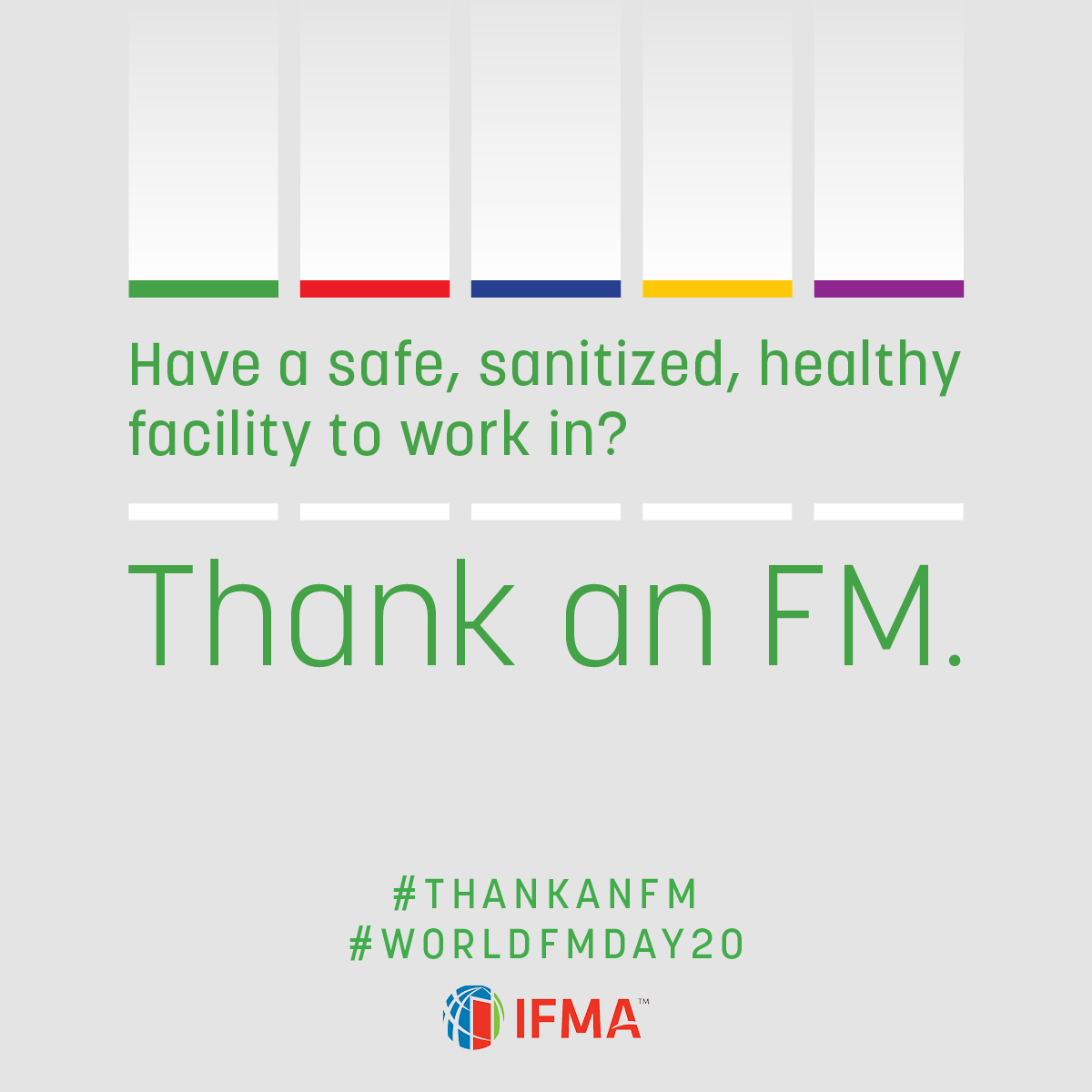 The last #FMDay post for us today, but none the less an important one during a tough time of the virus. #Business #WorldFMDay20 #ThankAnFM