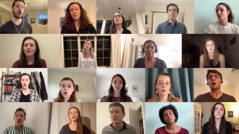 DukeAlumni's tweet photo. Many of Duke's student performing arts groups perform their annual showcases in March and April. This year, they took on the challenge of presenting online. Check out the performances here: https://t.co/lQoS2zNScm #TogetherDuke #DukeArts https://t.co/CFdzHjavWk