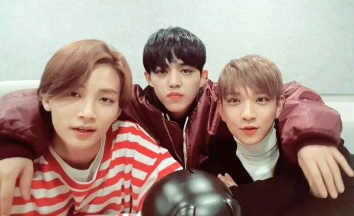 D-12: members u want to have in a unit ♡95z - no particular reason. i admire their friendship & i want to see what they could come up with tgt musicallymaknaes - theyd probs outdo their hyungs  but i think it'd be cool if they try switching roles  #SEVENTEEN  @pledis_17