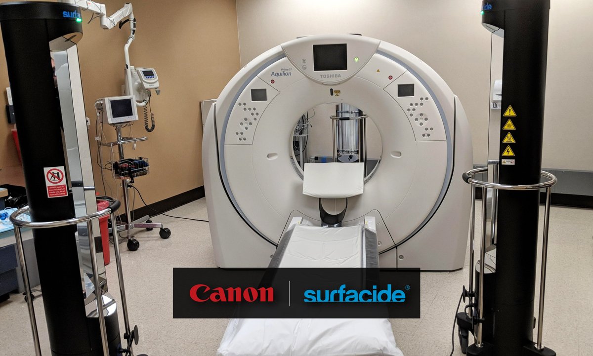 SurfacideUVC's tweet photo. We are proud to announce that we are partnering with @CanonMedical to offer our Surfacide UV-C system as a rapid decontamination solution – for Canon Medical's imaging systems. Learn more: https://t.co/fdBhTnElL5 #uvc #combat #infections https://t.co/WgMKXAQ34g