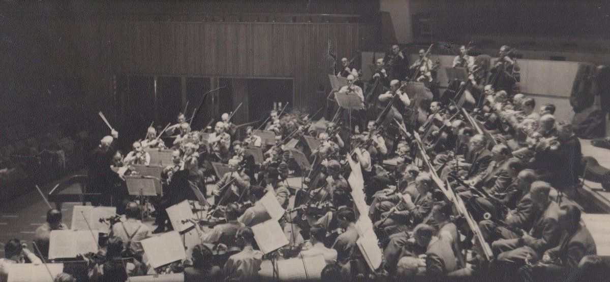 ...and Toscanini's only post-war concerts in the UK - given in the newly completed Royal Festival Hall in 1952.