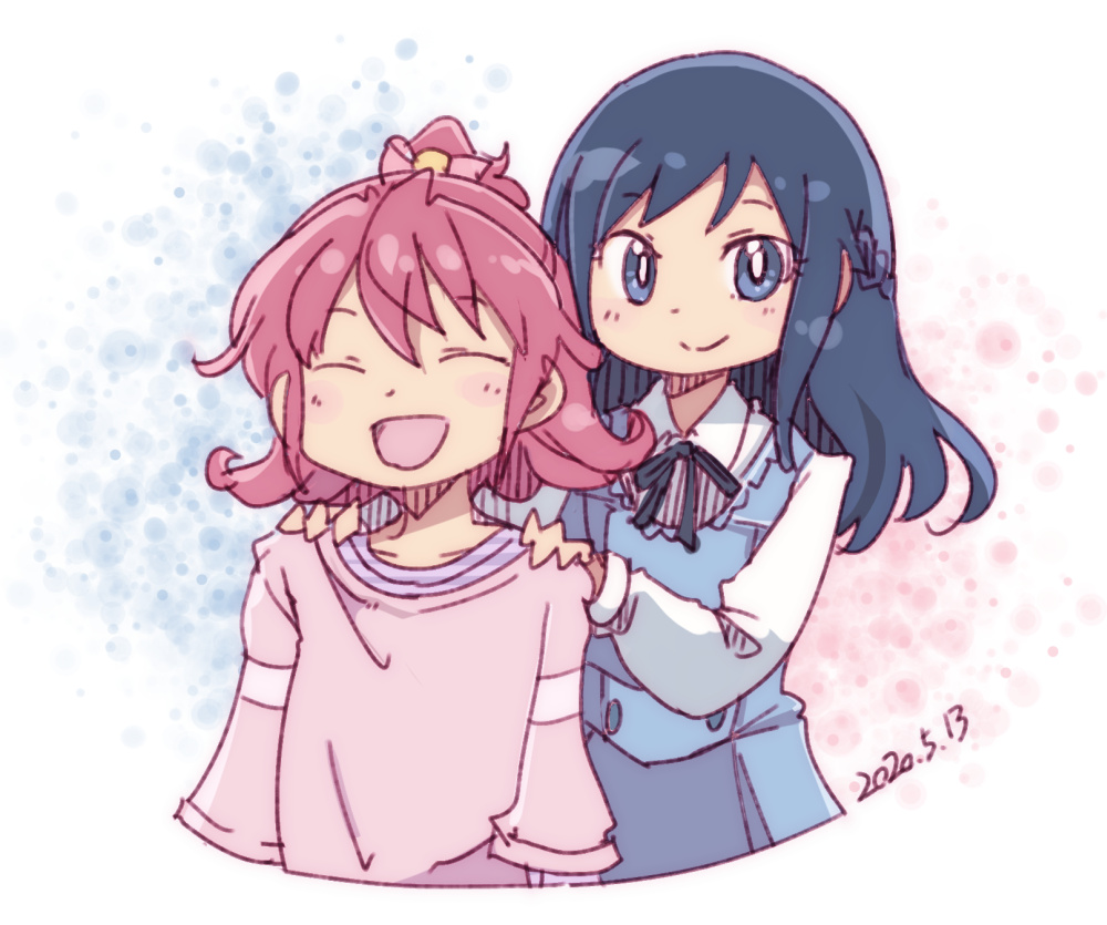 相田マナ ,菱川六花 「マジまなりつ 」|4040のイラスト