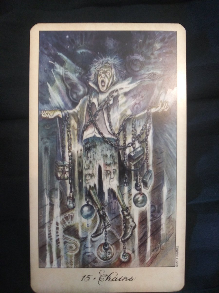 You alone have the will power to cast away the chains which hold you back. Perhaps there is a project or a dream that has been put aside with doubts fed from external noise - this is time to renew focus and commit. Do not be carried away by fears. 
#Tarot #Tarotreading #psychic