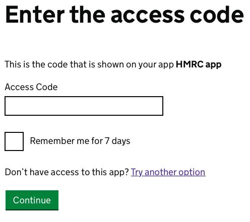 8/18Enter the access code you are sent by text / shown in your app (depending on your choice on the previous page).