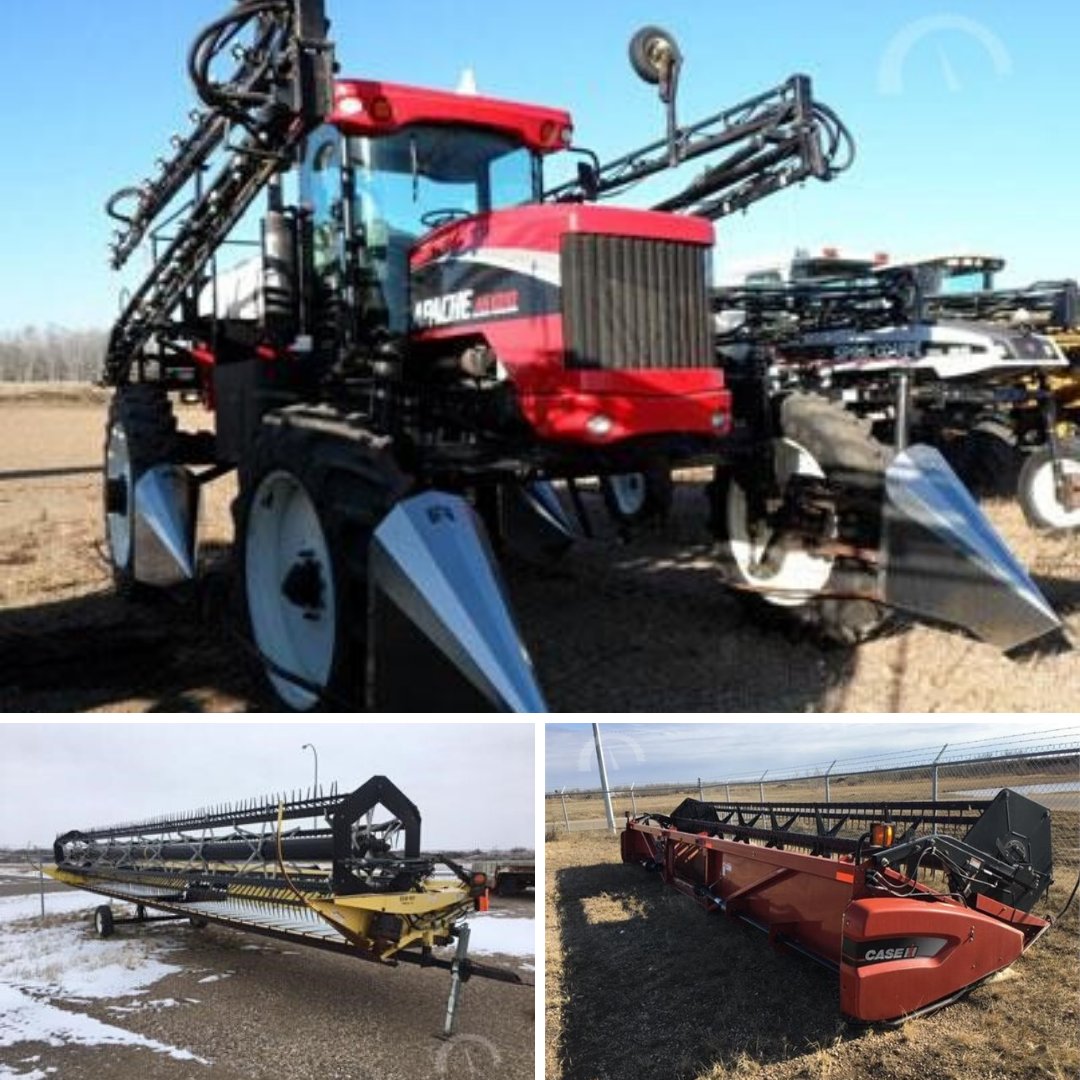 MarketBookCA's tweet photo. Check It Out! @RedheadEquip also has this #FarmEquipment package selling today on @auctiontime in Saskatchewan, Canada. No Reserve!

View Equipment: https://t.co/3kbDOiuYhy 👈

#MarketBookCanada #HeavyEquipment #ApacheSprayer https://t.co/UmXcIo96dx