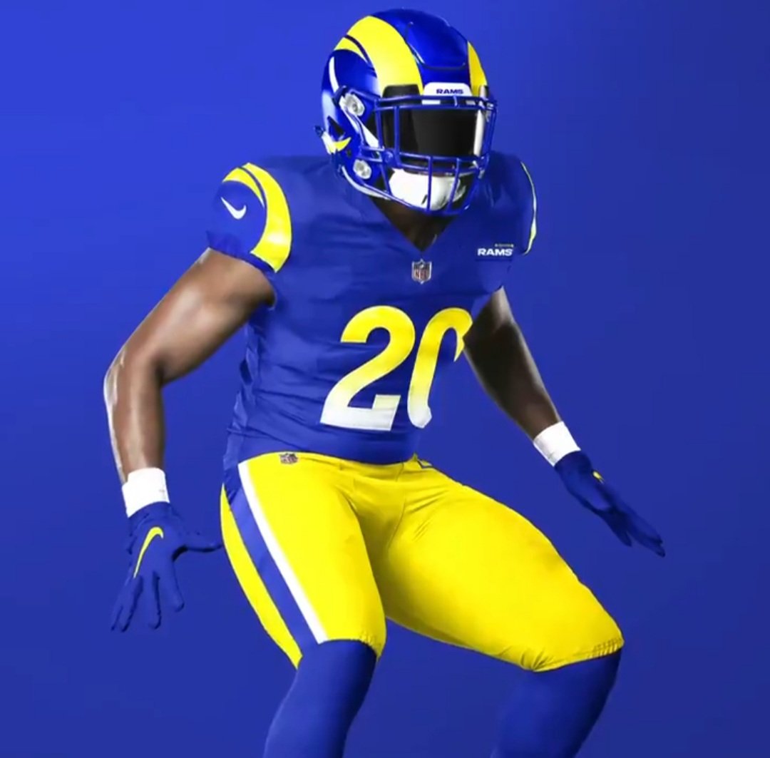 TalkRams's tweet photo. Here are the #LARams' 2020 uniforms... mixed thoughts on this one. What do you think #Ramily? https://t.co/lQjSUydvyf