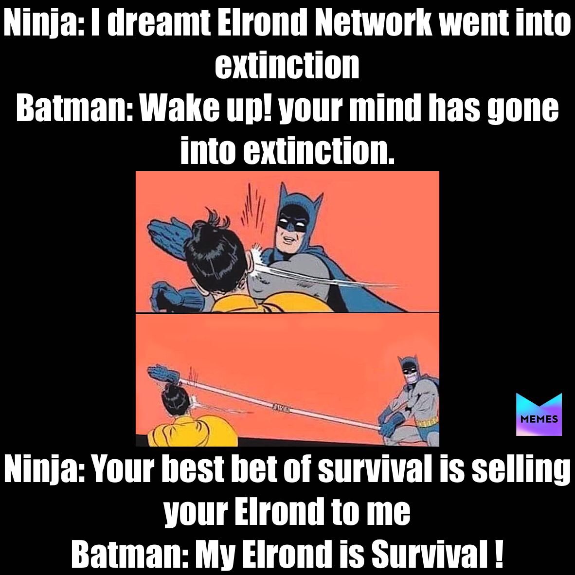 SupraNovai's tweet photo. I can’t sell Survival, My Elrond is Survival, so I cannot sell my Elrond. #ERD It’s a solid investment . #memERD #myerdisnotforsale @ElrondNetwork https://t.co/NFjDjNS4sK