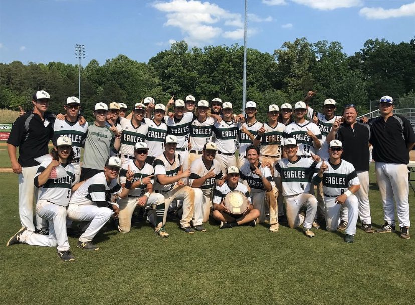RCCEagsBaseball's tweet photo. On this day the past two seasons we won consecutive conference championships! Can’t wait to get back and compete! These young men changed the culture of RCC baseball. #rolleags #back2back https://t.co/GStvujywxD