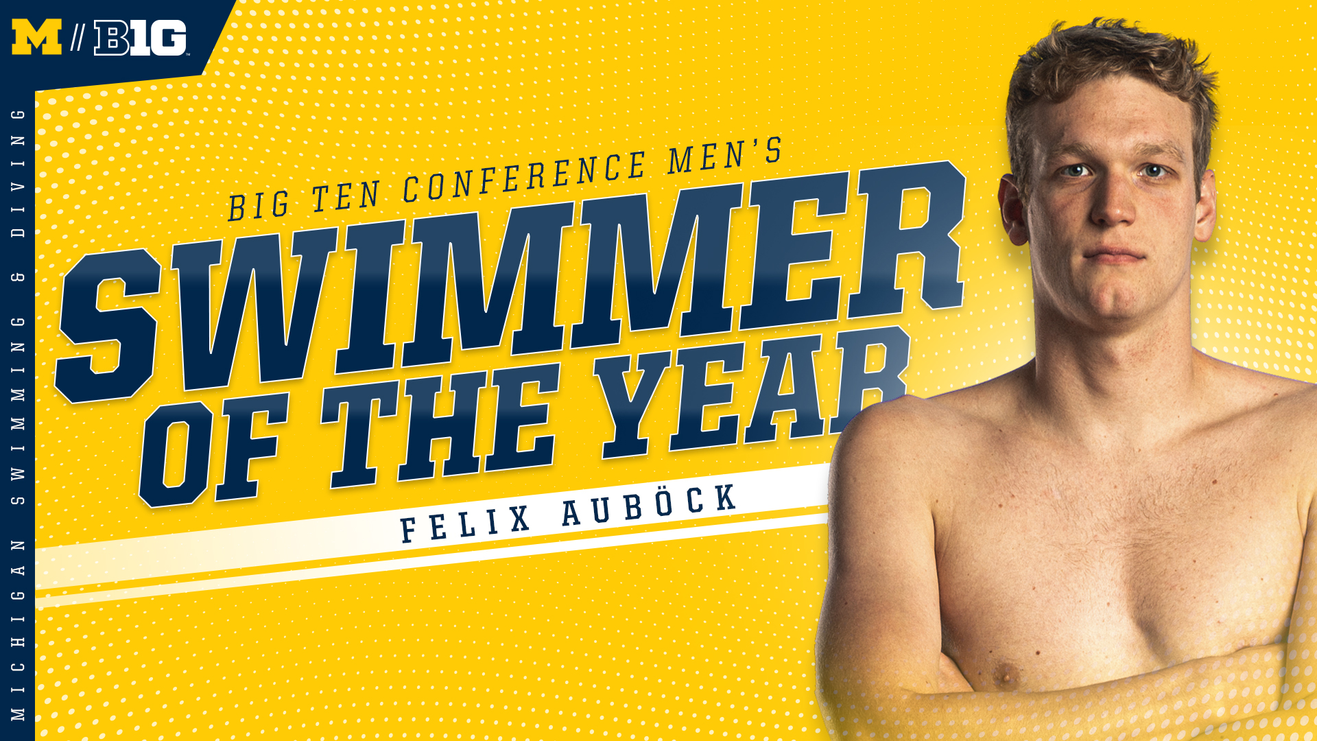 Michigan Swimming & Diving on Twitter "Mike Bottom is Big Ten Coach of
